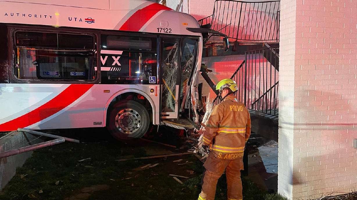 Bus crash accident