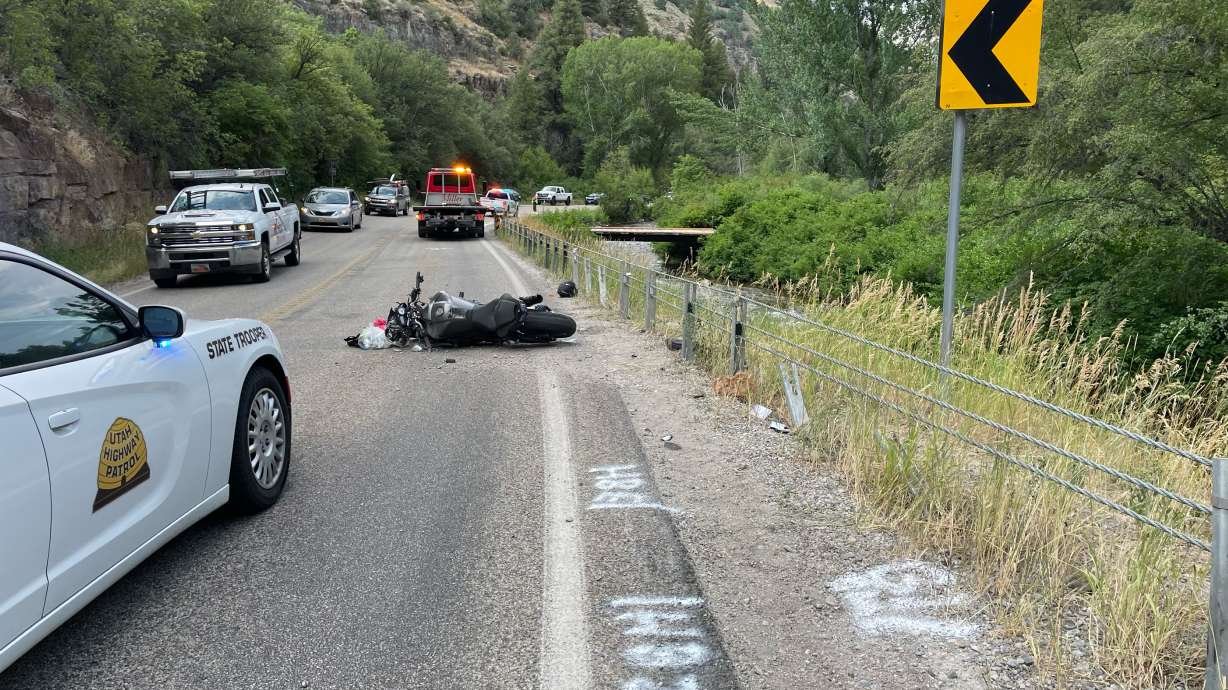 Motorcycle crash accident