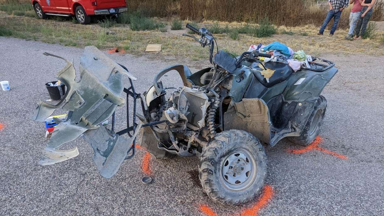 Damaged ATV